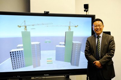 Dr Wei Pan and smart MiC at HKU Construction Informatics Laboratory