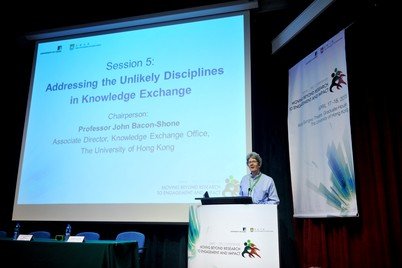 Professor John Bacon-Shone at Leeds-HKU Conference: Moving Beyond Research to Engagement and Impact in 2015