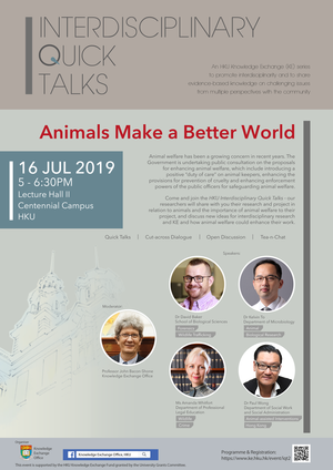 Interdisciplinary Quick Talks: Animals Make a Better World