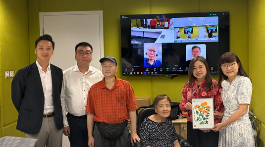 Part of the RAHK Team (photo taken with Miss Rosanna Law, Secretary for Culture, Sports and Tourism)