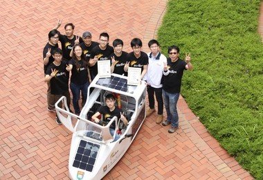 HKU Engineering award-winning solar car ready for public exhibitions
