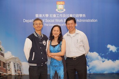 (由左至右) 徐永德博士，楼玮群博士，林一星博士